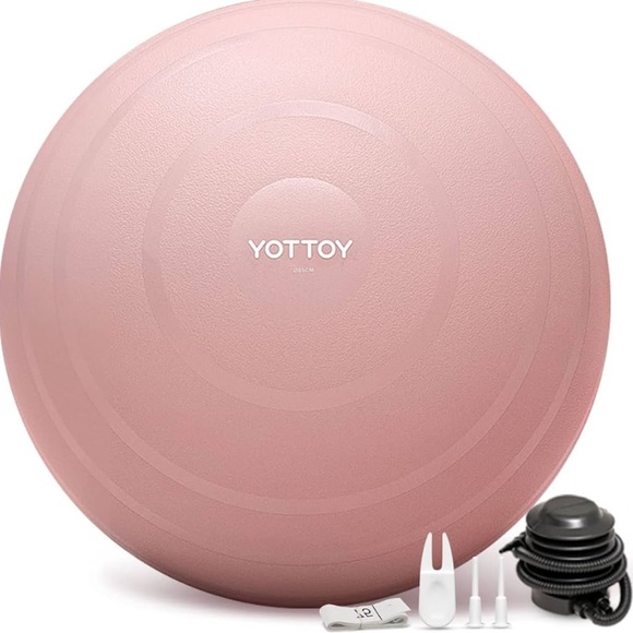 Yottoy Other - YOTTOY Anti-Burst Exercise Ball for Working Out, Yoga & Pregnancy — 26IN/58-65cm